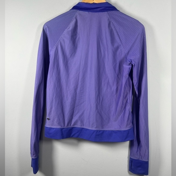 Lululemon Sweaty Or Not Jacket - Iris Flower Size 8 - Picture 6 of 7